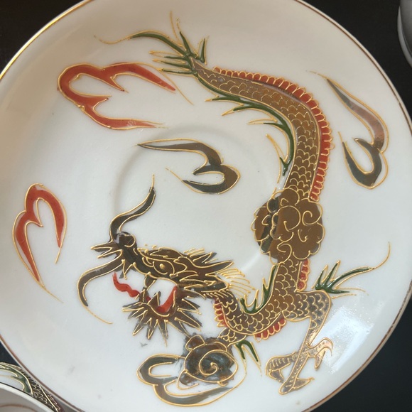 Antique Dragonware teaset - Picture 4 of 16